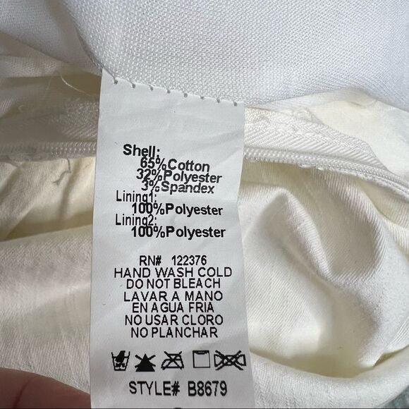 Mustard Seed Off White Cut Out Mini Dress Size Small - Picture 9 of 9